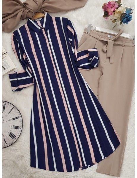 Chic Pack of 2 Women's Casual Summer Suit Set β Premium Stitched Kurti & Trousers | 50% Off Summer Sale | Item No. 986496