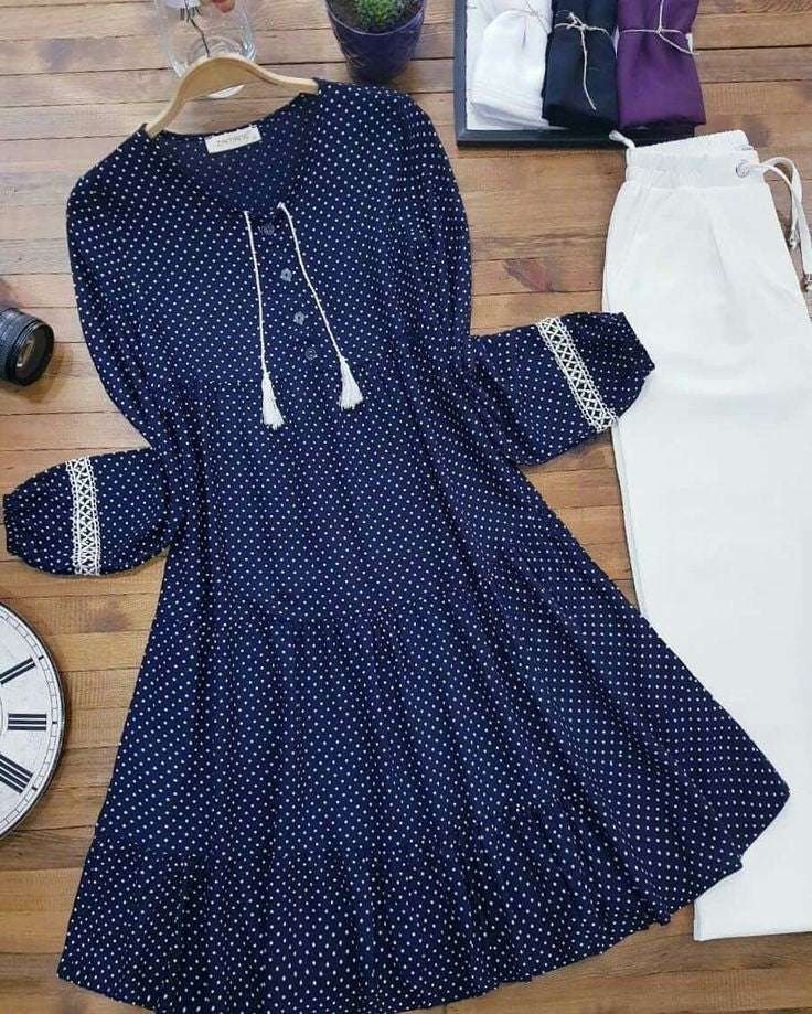 Chic Pack of 2 Women's Casual Summer Suit Set β Premium Stitched Kurti & Trousers | 50% Off Summer Sale | Item No. 986502