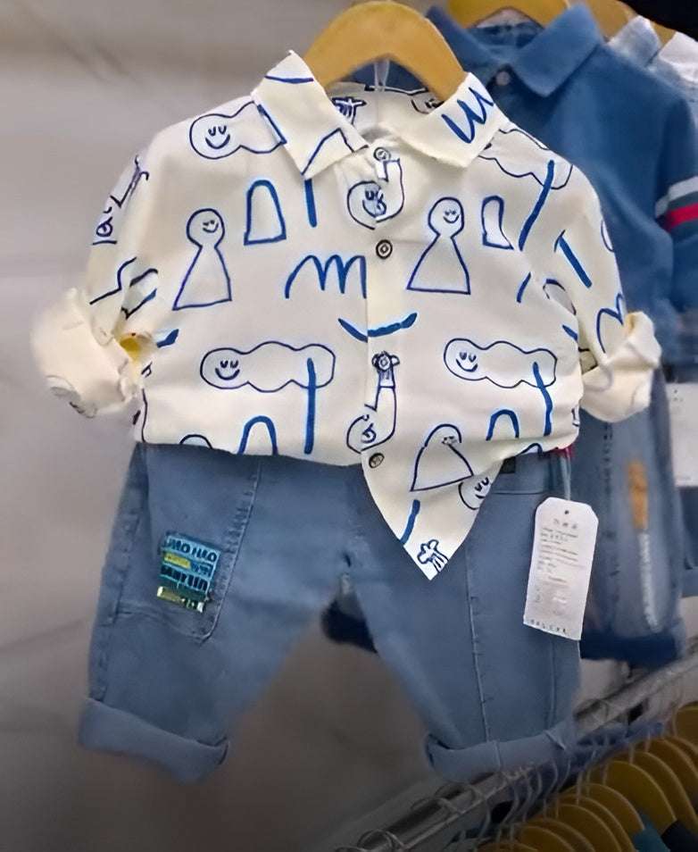 Kids Summer Suit Set (Pack of 6) – Stylish & Breathable Shirts & Shorts for Boys | Sizes 16-32 | 40% OFF – Limited Time