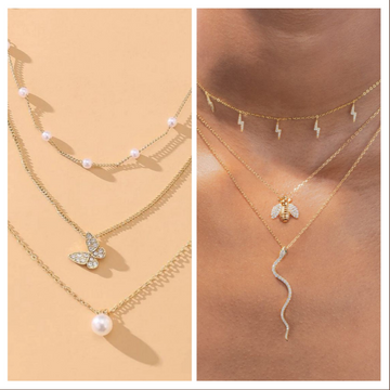 Stylish Layered Necklace Set β Buy 1 Get 1 Free | Stock Clearance Offer Deal87663