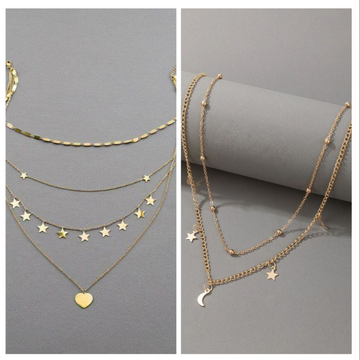 Stylish Layered Necklace Set β Buy 1 Get 1 Free | Stock Clearance Offer Deal87665