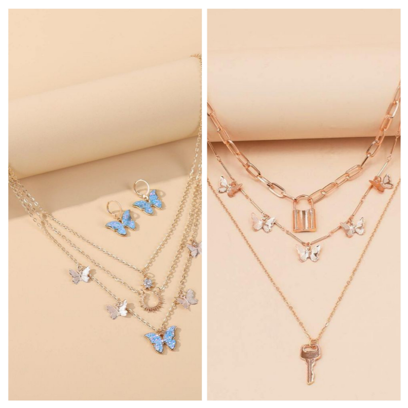 Stylish Layered Necklace Set β Buy 1 Get 1 Free | Stock Clearance Offer Deal87666