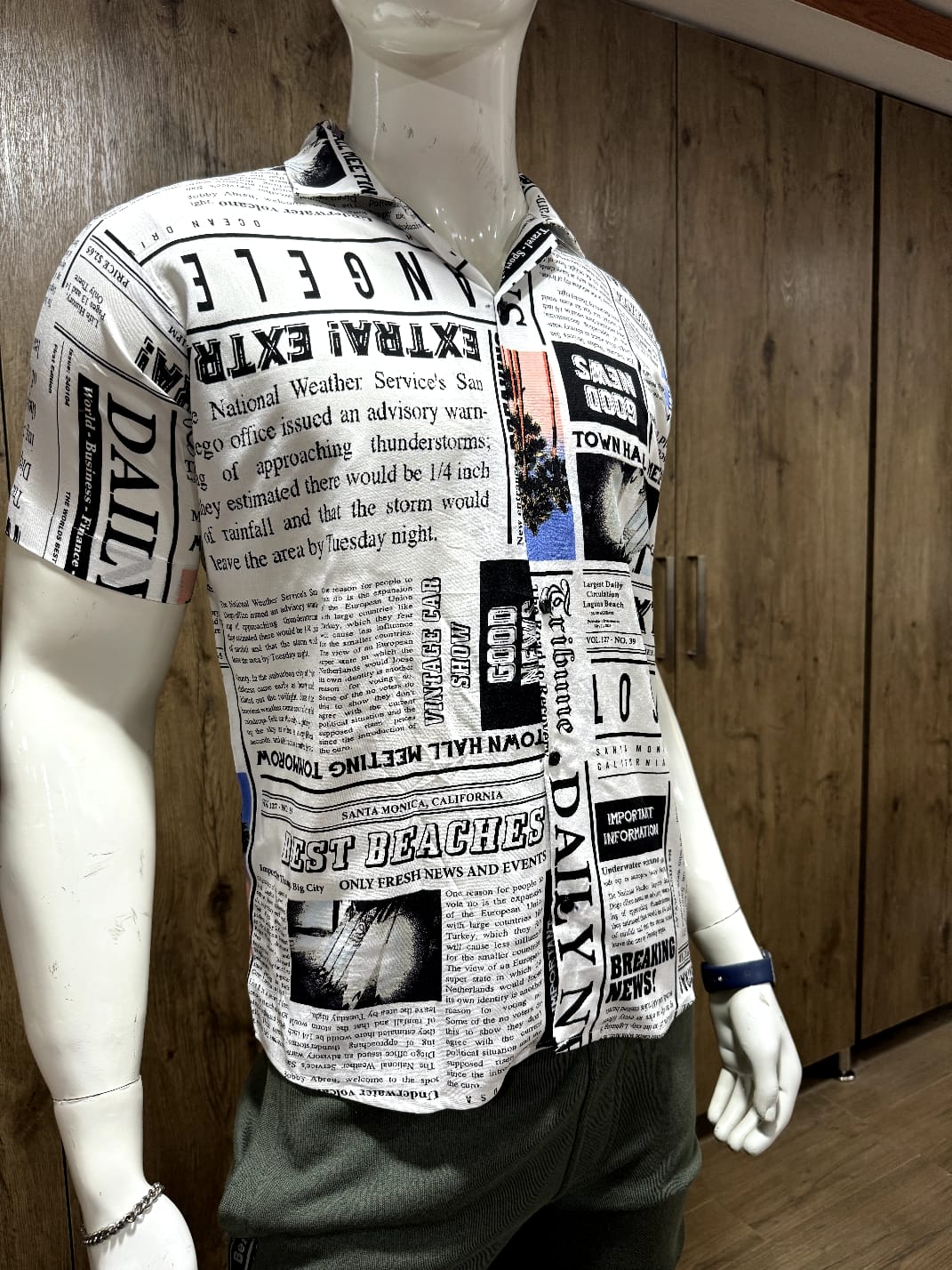 Men's Tropical Printed Shirts.