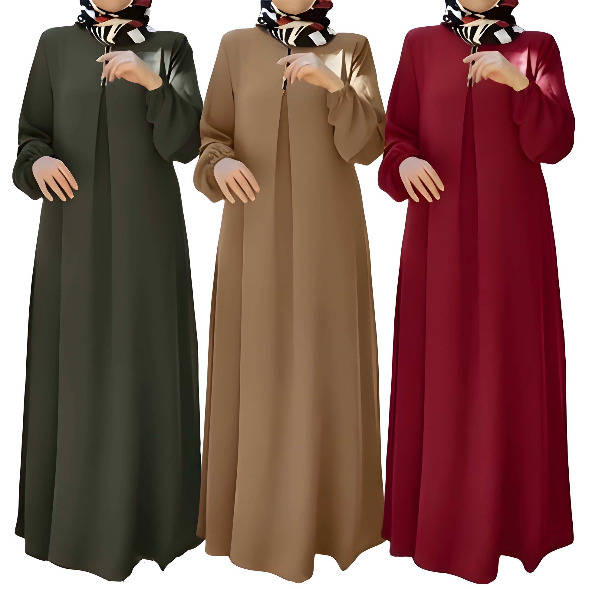 Pack of 3 Stylish Abaya l Premium Quality l All Sizes Available #1100