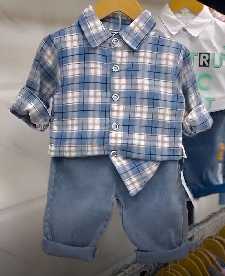 Kids Summer Suit Set (Pack of 6) – Stylish & Breathable Shirts & Shorts for Boys | Sizes 16-32 | 40% OFF – Limited Time