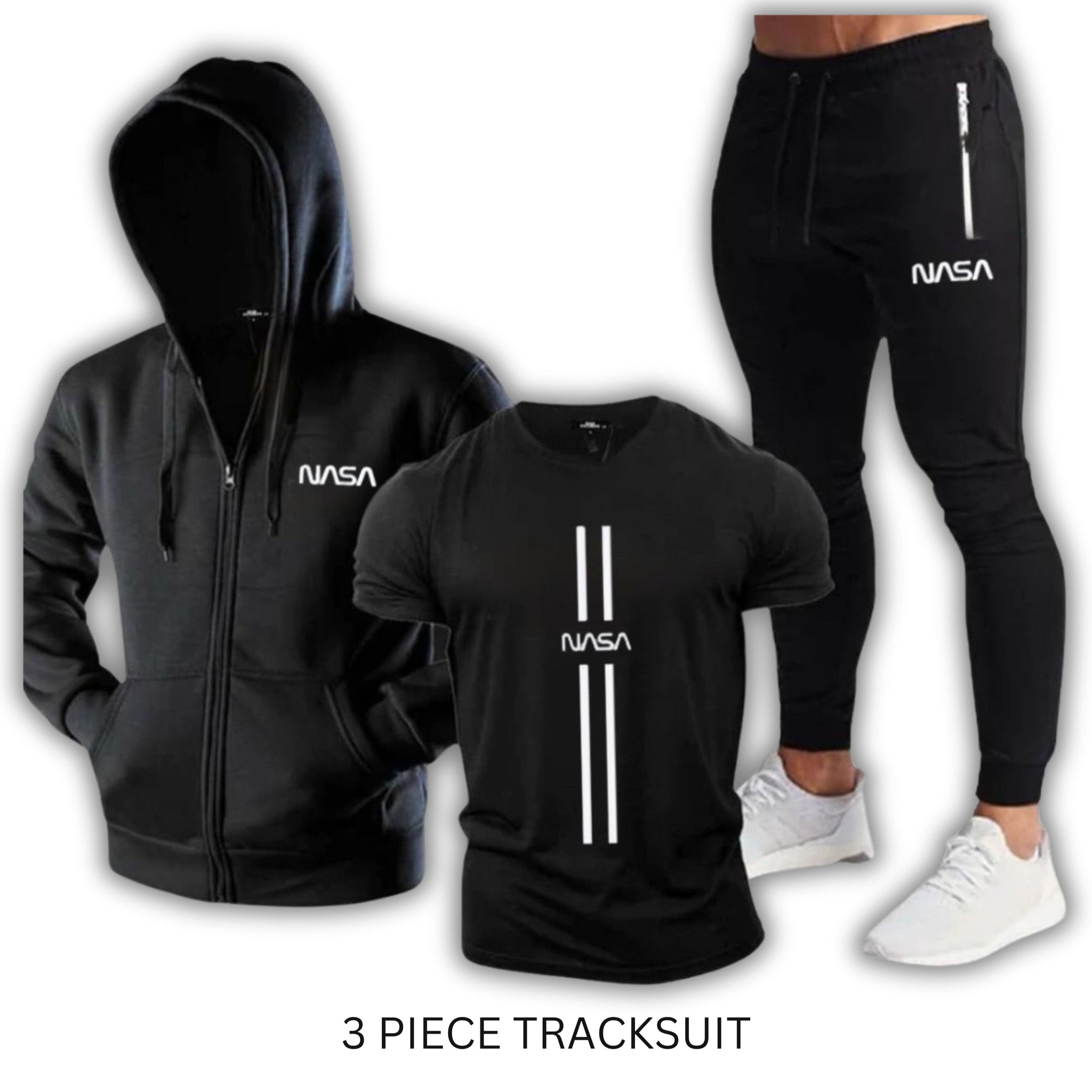 3 Piece Digital Printed Winter Tracksuit