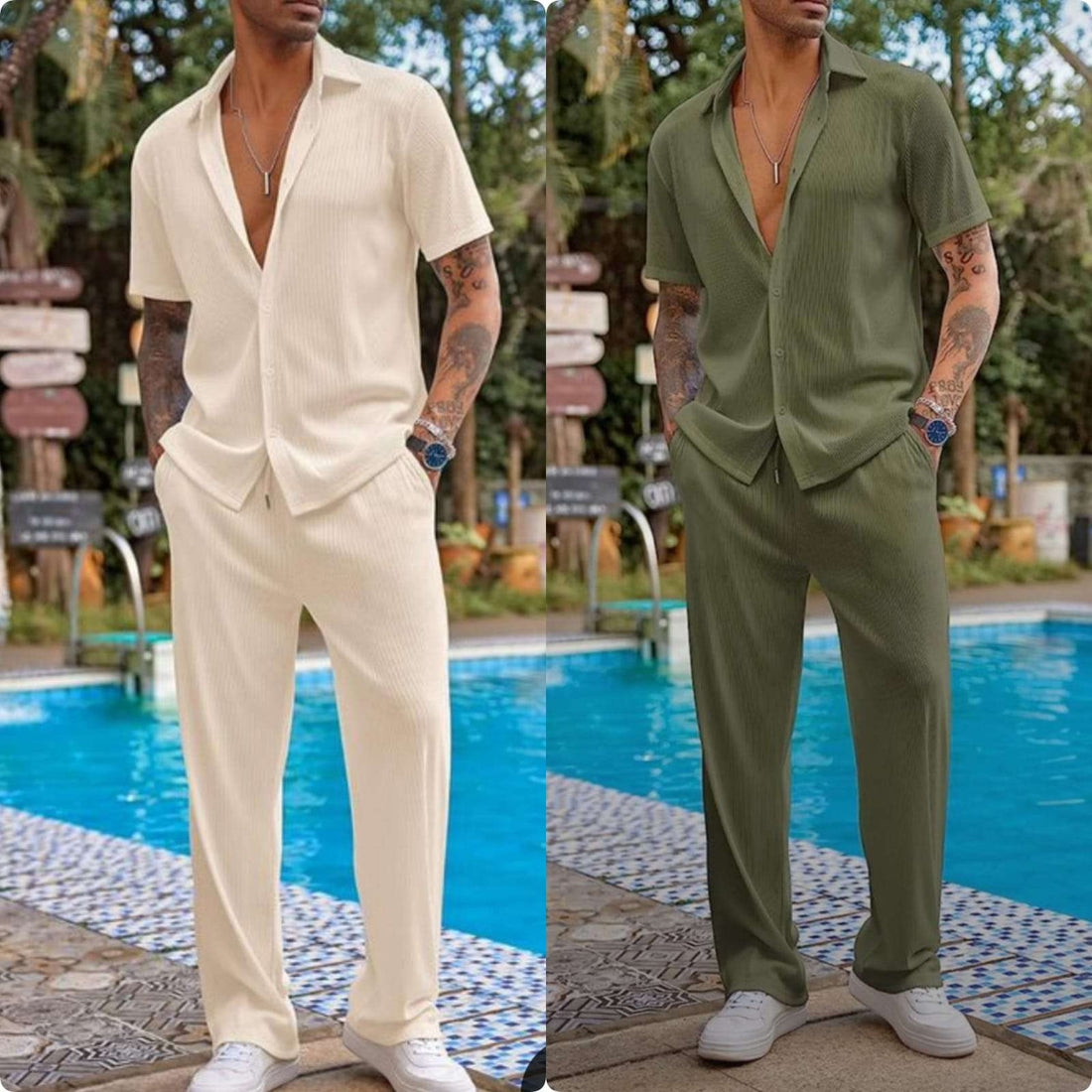 Pack of 2 Men's Summer Suit For Men l Upto 50% Off Summer Sale l Article017