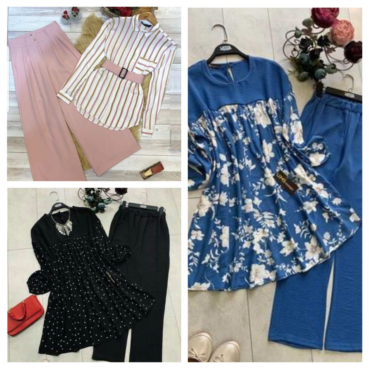 Pack of 3 Premium Georgette Abaya with Stoles All Sizes Available l Article 3288