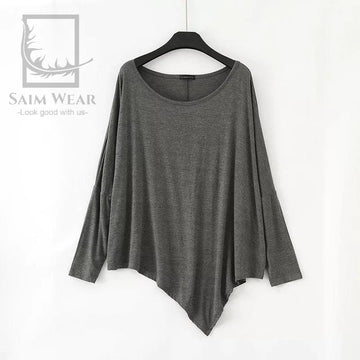 Cross Style Plain Women's Top