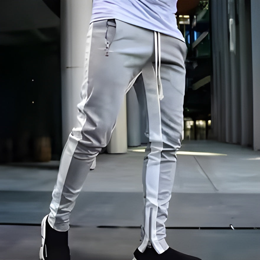 Pack of 5 Men's Athletic Trainning Joggers Casual Loose Fit Sweatpants Spring Fall Fleece Lined Pants Elastic Waist Drawstring Trousers