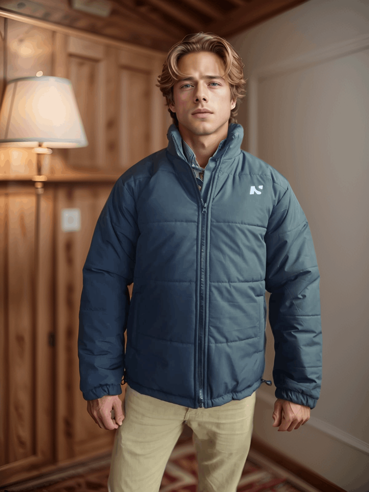 Exclusive Printed Unisex Puffer Jacket.