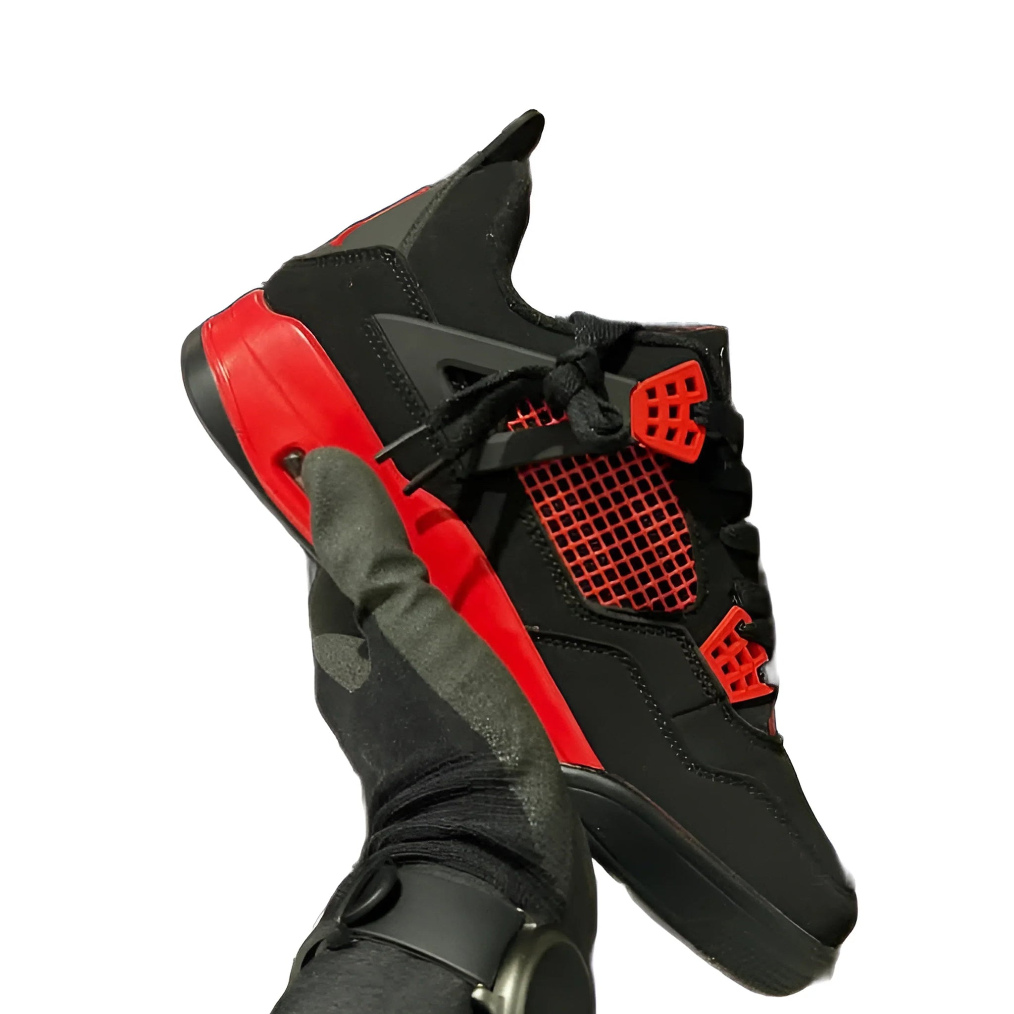 AIR JORDAN 4 - Retro - White with Red