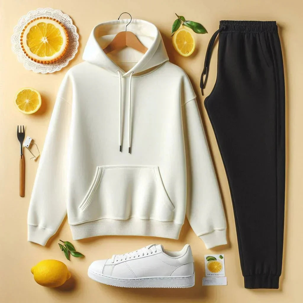 Fleece Hoodie with Trouser Set For Women’s