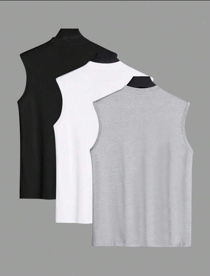 Men's New York Printed Sleeve Less Shirt.