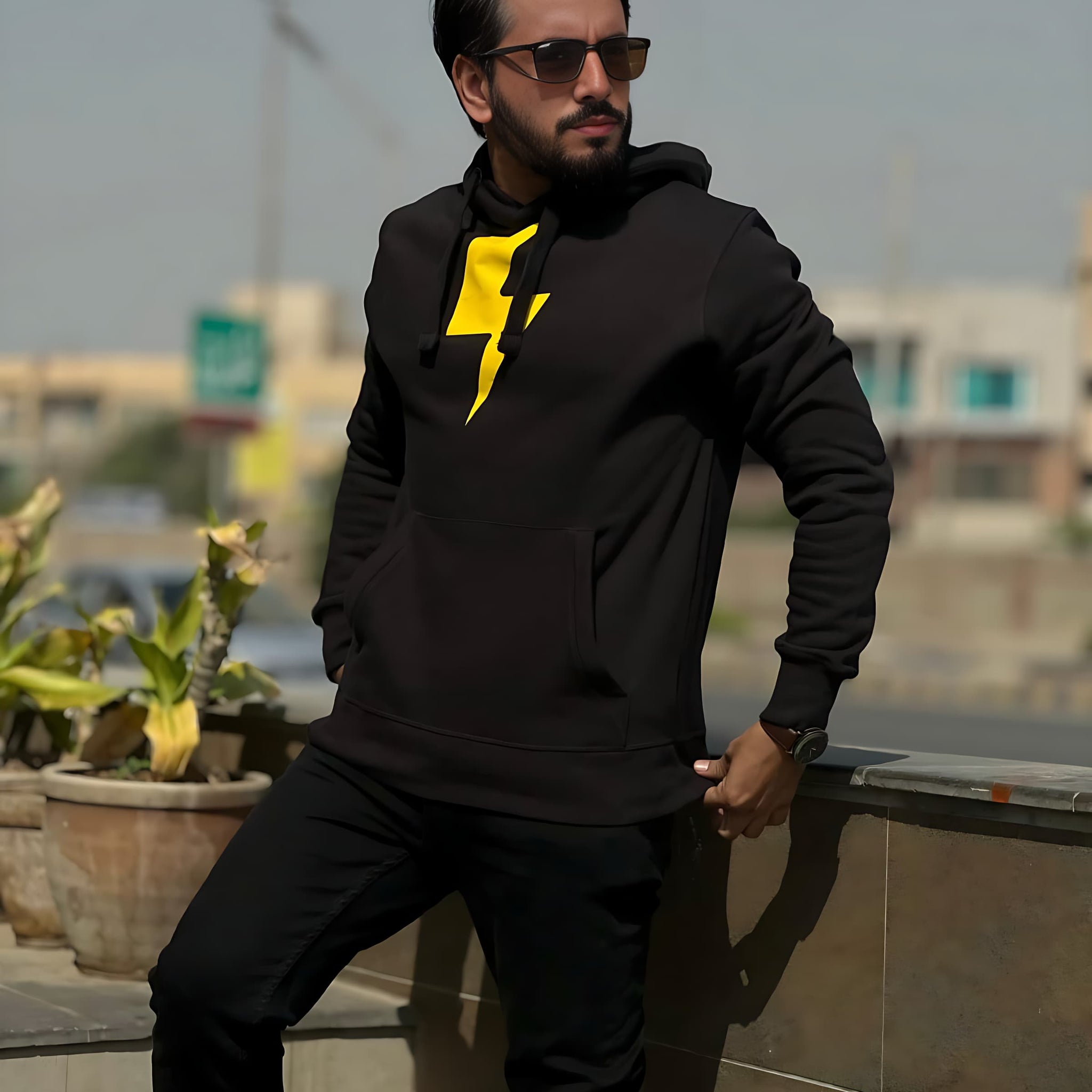 THUNDER Printed HOODIE