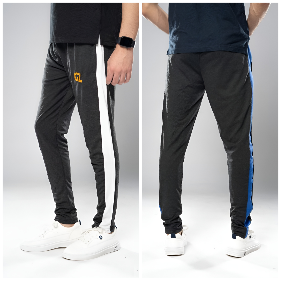 Pack of 2 Unisex Slim Jogger Trousers - Comfortable & Stylish
